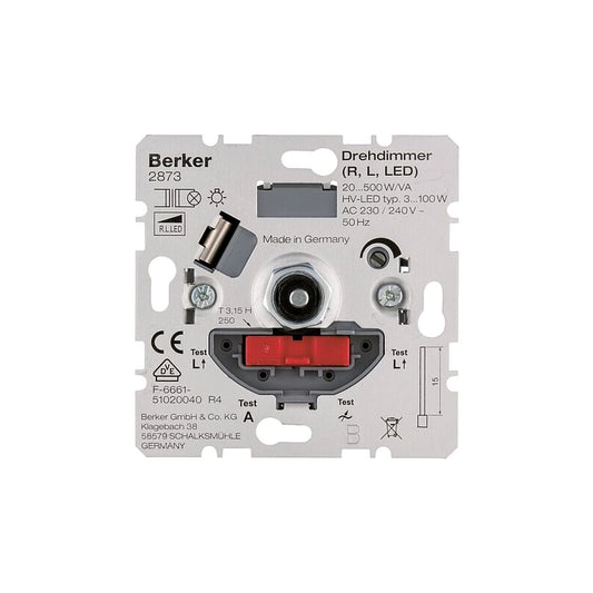 Berker Drehdimmer NV (R, L, LED) mit Softrastung