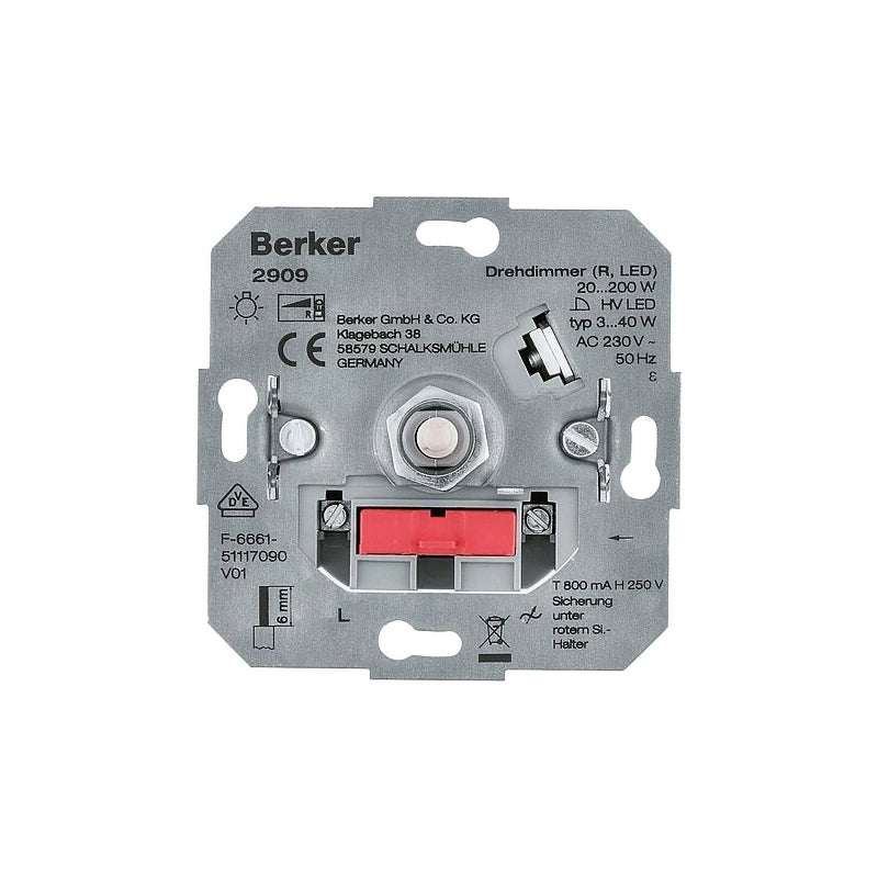 Berker Drehdimmer (R, LED) mit Softrastung