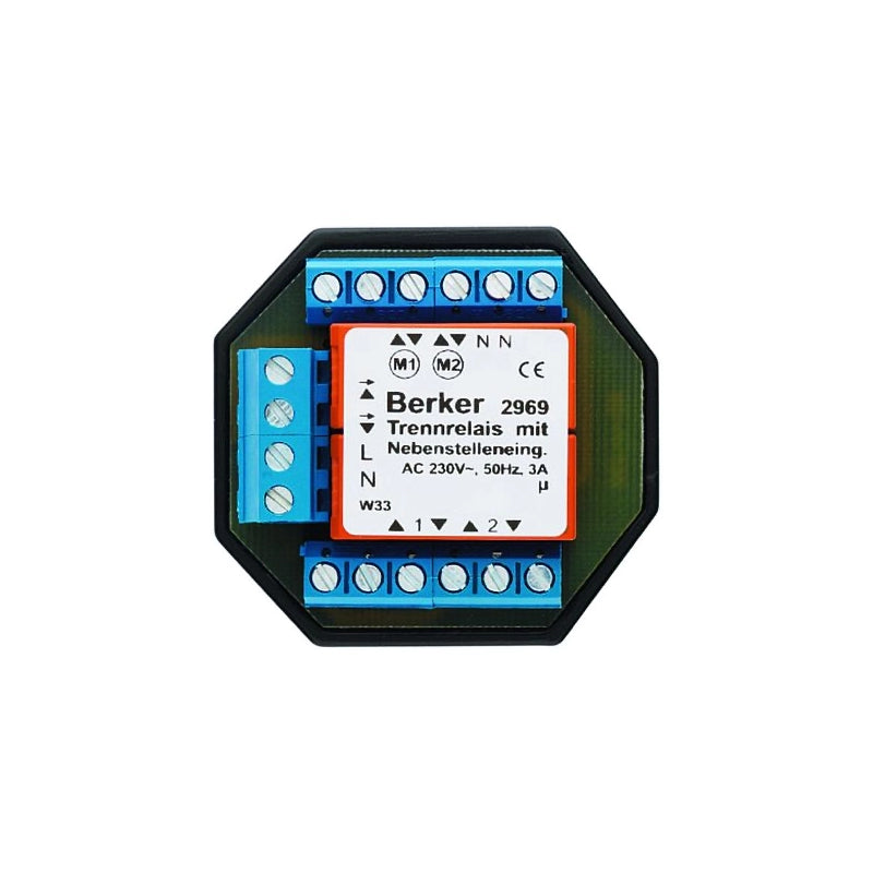 Berker Trennrelais mit Nebenstellenabgängen