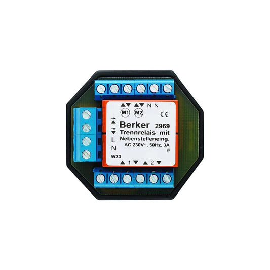 Berker Trennrelais mit Nebenstellenabgängen