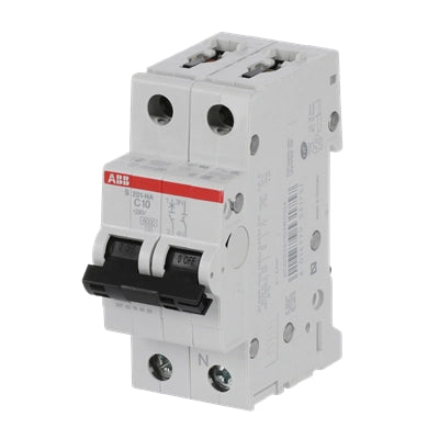 ABB Sicherungsautomat S200, 1+N, 10A, C, 6kA - S201-C10NA