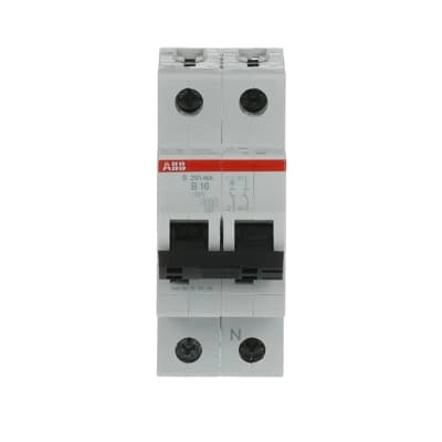 ABB Sicherungsautomat S200, 1+N, 16A, B, 6kA - S201-B16NA