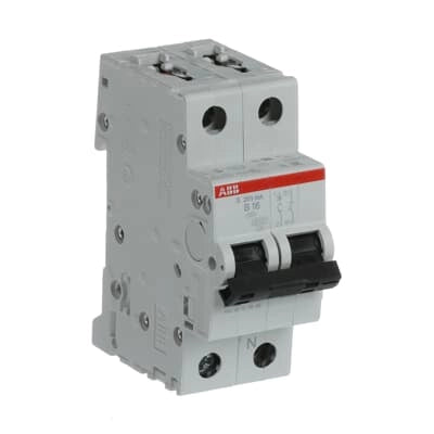 ABB Sicherungsautomat S200, 1+N, 16A, B, 6kA - S201-B16NA