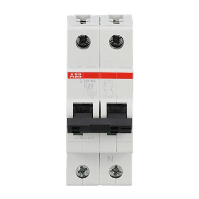ABB Sicherungsautomat S200, 1+N, 20A, C, 6kA - S201-C20NA