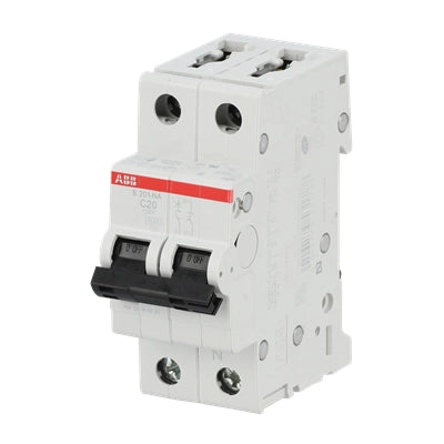 ABB Sicherungsautomat S200, 1+N, 20A, C, 6kA - S201-C20NA