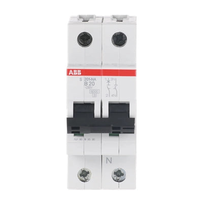 ABB Sicherungsautomat S200, 1+N, 20A, B, 6kA - S201-B20NA