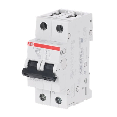 ABB Sicherungsautomat S200, 1+N, 20A, B, 6kA - S201-B20NA