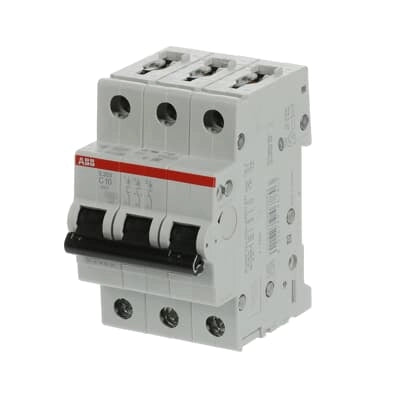 ABB Sicherungsautomat S200, 3-polig, 10A, C, 6kA - S203-C10