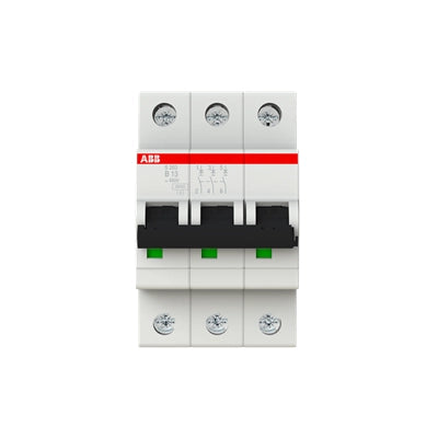 ABB Sicherungsautomat S200, 3-polig, 13A, B, 6kA - S203-B13