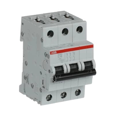ABB Sicherungsautomat S200, 3-polig, 16A, C, 6kA - S203-C16
