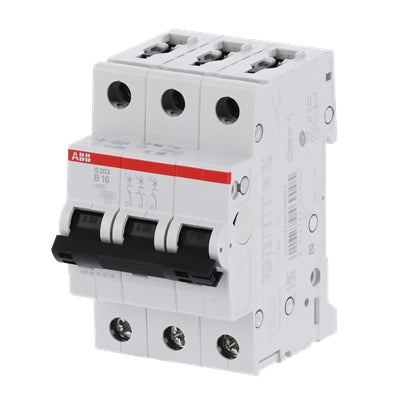 ABB Sicherungsautomat S200, 3-polig, 16A, B, 6kA - S203-B16