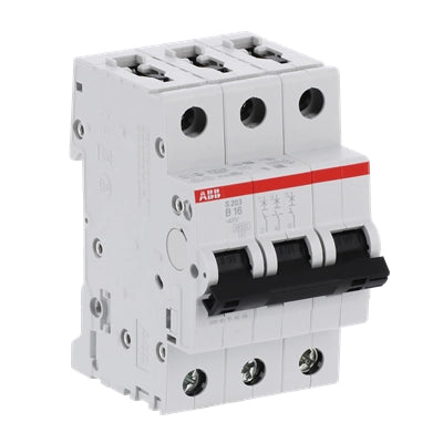 ABB Sicherungsautomat S200, 3-polig, 16A, B, 6kA - S203-B16