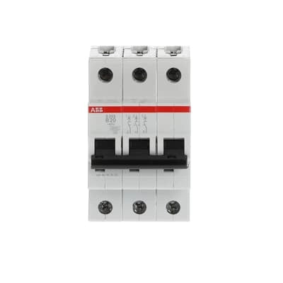 ABB Sicherungsautomat S200, 3-polig, 20A, B, 6kA - S203-B20