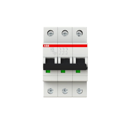 ABB Sicherungsautomat S200, 3-polig, 25A, B, 6kA - S203-B25