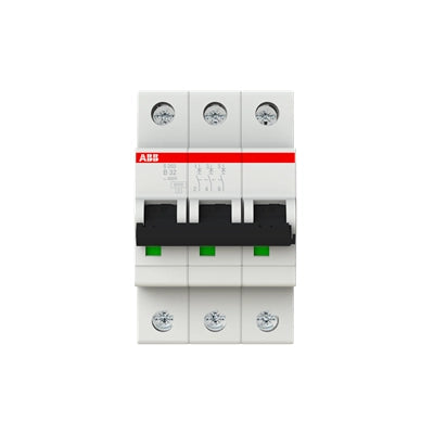 ABB Sicherungsautomat S200, 3-polig, 32A, B, 6kA - S203-B32