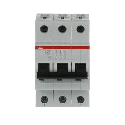 ABB Sicherungsautomat S200, 3-polig, 40A, C, 6kA - S203-C40