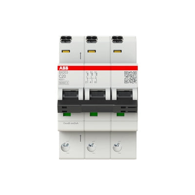 ABB Sicherungsautomat SX200, 3-polig, 20A, C, 6kA - SX203-C20