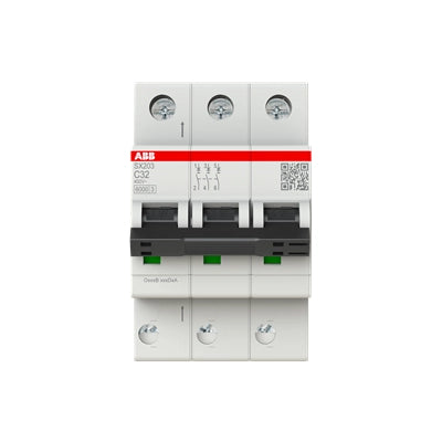 ABB Sicherungsautomat SX200, 3-polig, 32A, C, 6kA - SX203-C32