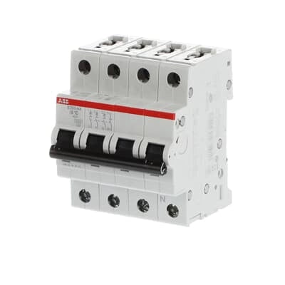 ABB Sicherungsautomat S200, 3+N, 10A, B, 6kA - S203-B10NA