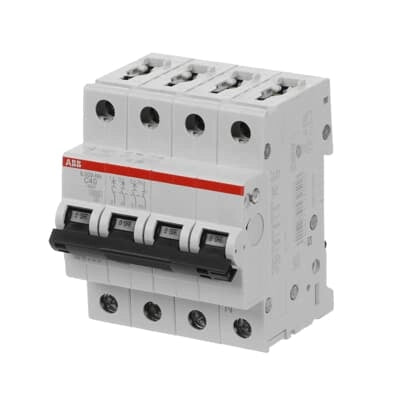 ABB Sicherungsautomat S200, 3+N, 40A, C, 6kA - S203-C40NA