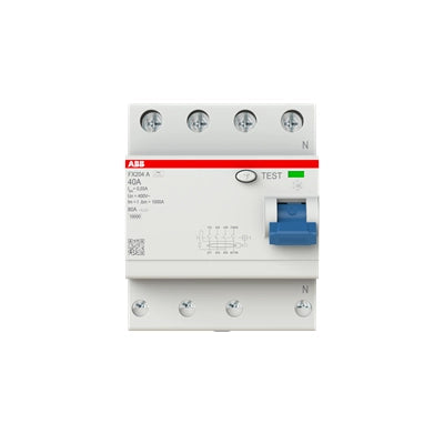ABB FI-Schutzschalter FX200, 4-polig, 30mA, 40A, Typ A - FX204 A-40/0.03