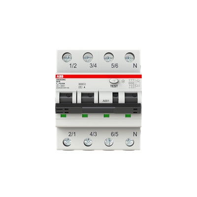ABB FI-LS-Schalter DS203NC, 3+N, 30mA, 16A, B, Typ A - DS203NC B16 A30