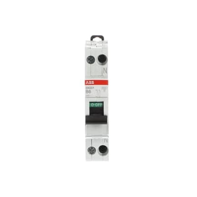 ABB Sicherungsautomat SN201, 1+N, 6A, B, 6kA - SN201-B6