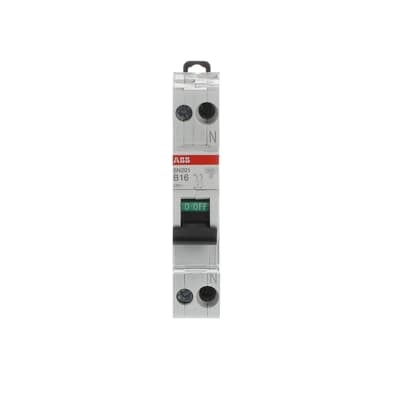 ABB Sicherungsautomat SN201, 1+N, 16A, B, 6kA - SN201-B16