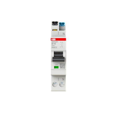 ABB Sicherungsautomat SNX201, 1+N, 16A, B, 6kA - SNX201-B16