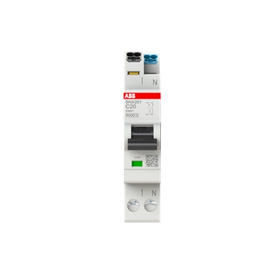 ABB Sicherungsautomat SN201, 1+N, 20A, C, 6kA - SN201-C20