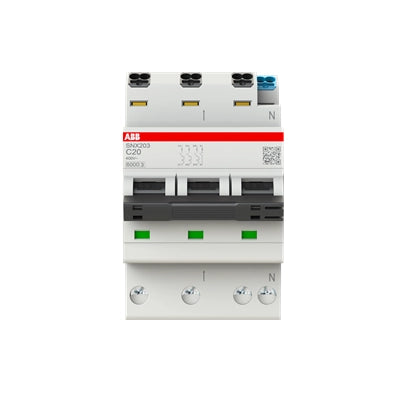 ABB Sicherungsautomat SNX203, 3+N, 20A, C, 6kA - SNX203-C20