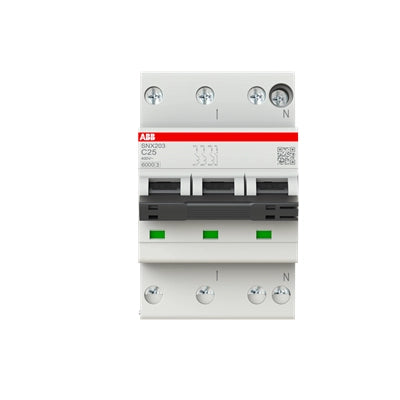 ABB Sicherungsautomat SNX203, 3+N, 25A, C, 6kA - SNX203-C25