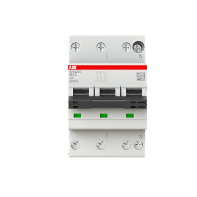 ABB Sicherungsautomat SNX203, 3+N, 25A, B, 6kA - SNX203-B25