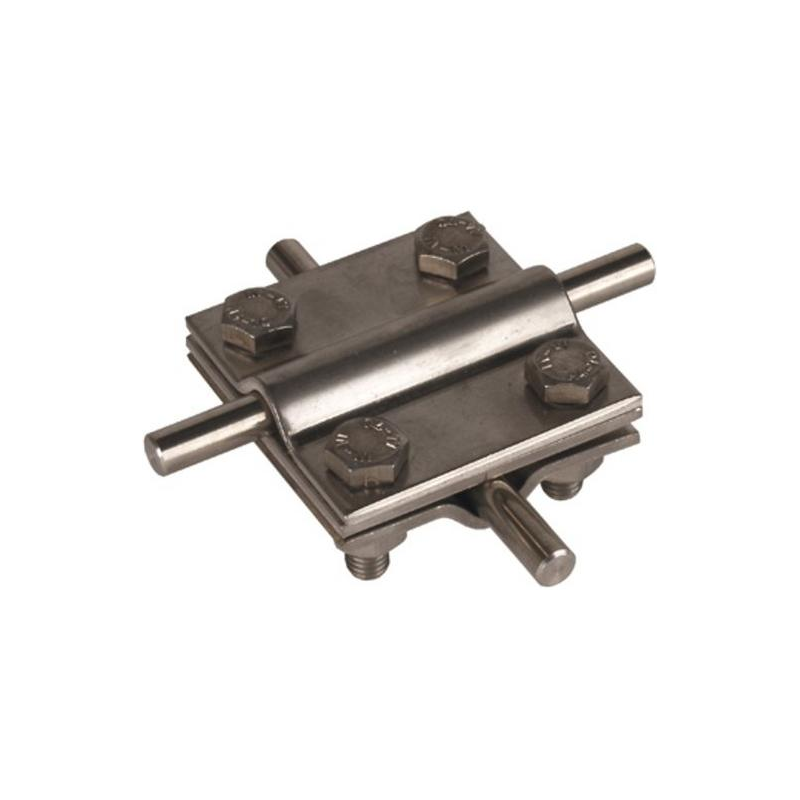 DEHN Kreuzstück NIRO V4A Rd./Rd. 8-10/8-10 mm Rd./Fl. 8-10/30 mm