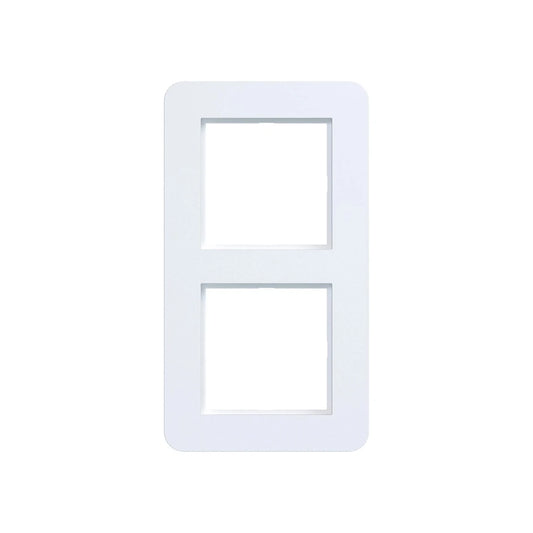 Hager 2-gang frame C.8 light white matt - WAD9200WM