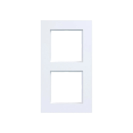 Hager 2-gang frame A.8 light white matt - WAD8200WM