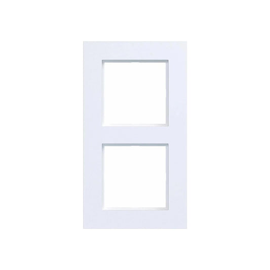 Hager 2-gang frame A.8 light white matt - WAD8200WM
