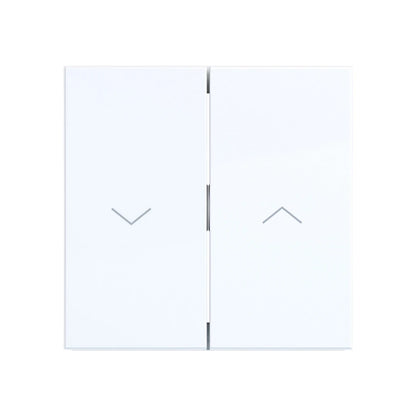 Hager Wippe 2fach Symbol Pfeil A.x/C.x lichtweiß glänzend - WAW2001WG