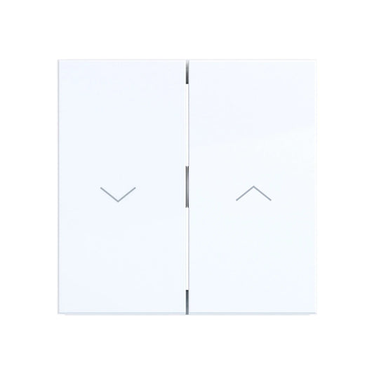 Hager Wippe 2fach Symbol Pfeil A.x/C.x lichtweiß glänzend - WAW2001WG