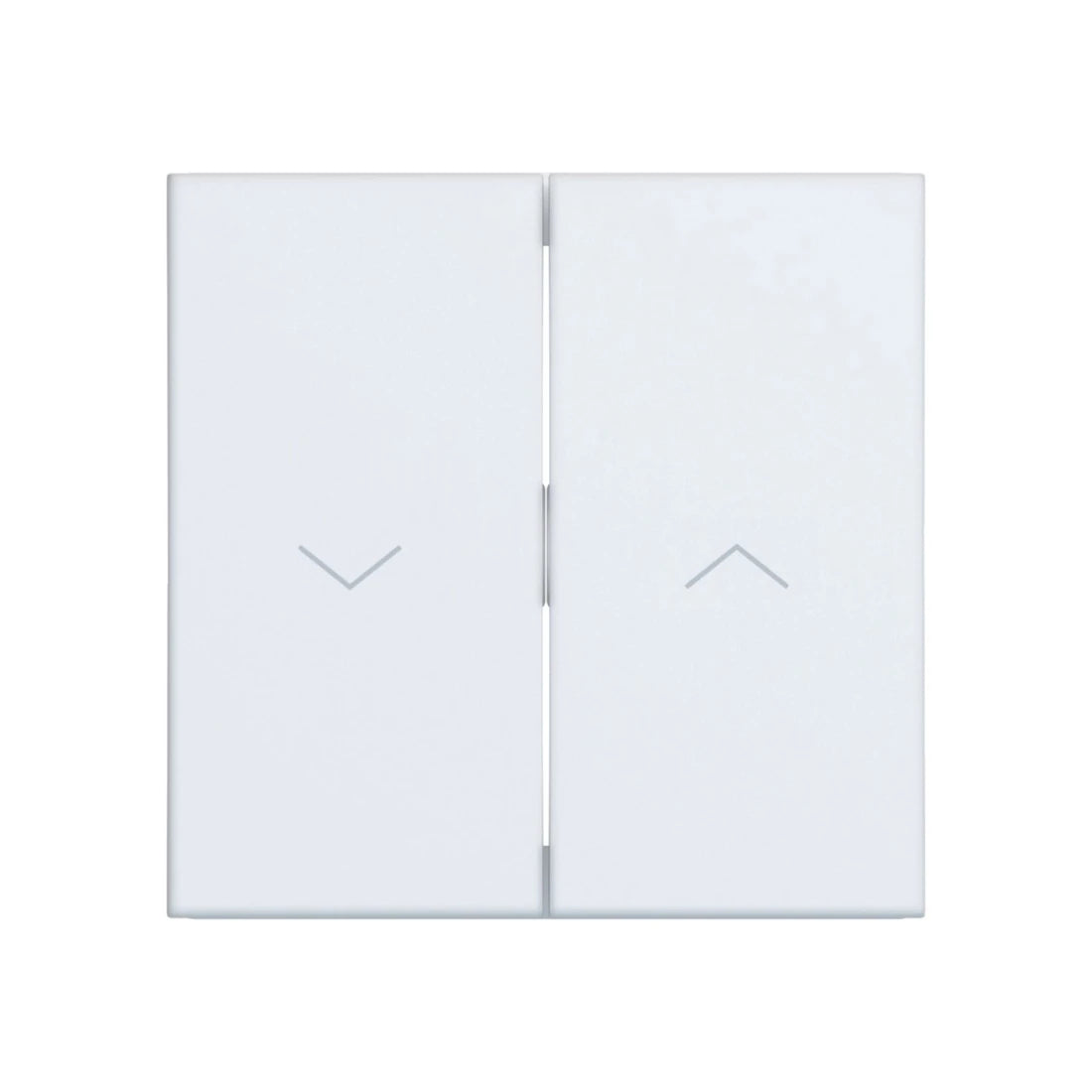 Hager Wippe 2fach Symbol Pfeil A.x/C.x lichtweiß matt - WAW2001WM