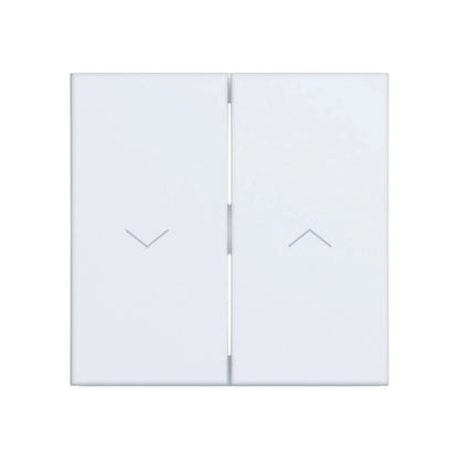 Hager Wippe 2fach Symbol Pfeil A.x/C.x lichtweiß matt - WAW2001WM