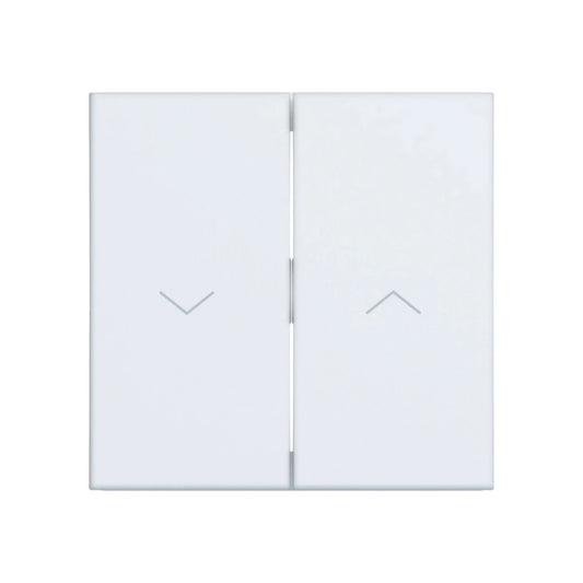 Hager Wippe 2fach Symbol Pfeil A.x/C.x lichtweiß matt - WAW2001WM