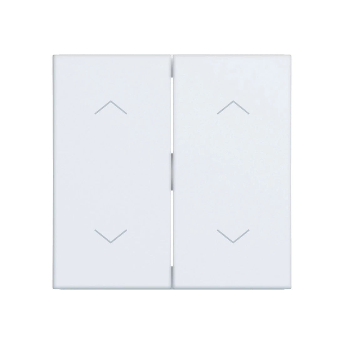 Hager Wippe 2fach Symbol Pfeile A.x/C.x lichtweiß matt - WAW2002WM