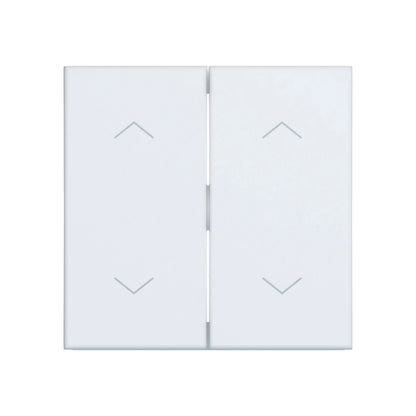 Hager Wippe 2fach Symbol Pfeile A.x/C.x lichtweiß matt - WAW2002WM
