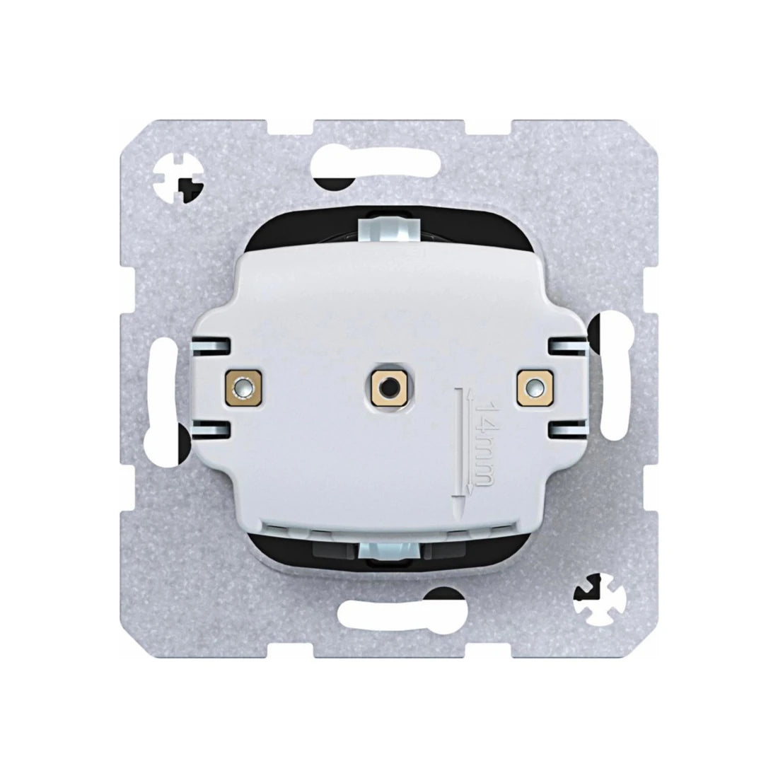 Hager Steckdose SCHUKO Schraub-Liftklemmen A.x/C.x nachtschwarz matt - WAS1300BM