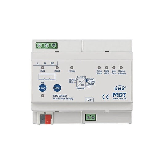 MDT KNX Spannungsversorgung mit Diagnosefunktion 960 mA REG