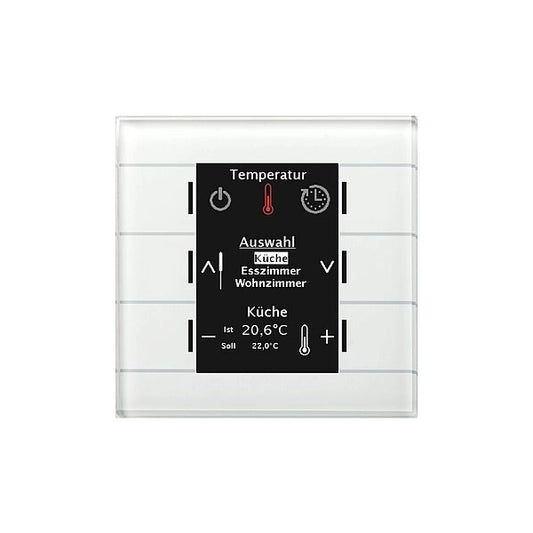 MDT KNX Glas Bedienzentrale Smart weiß