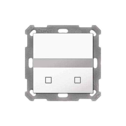 MDT KNX 55 x 55 mm Bewegungsmelder mit Temp.sensor reinweiß glänzend UP