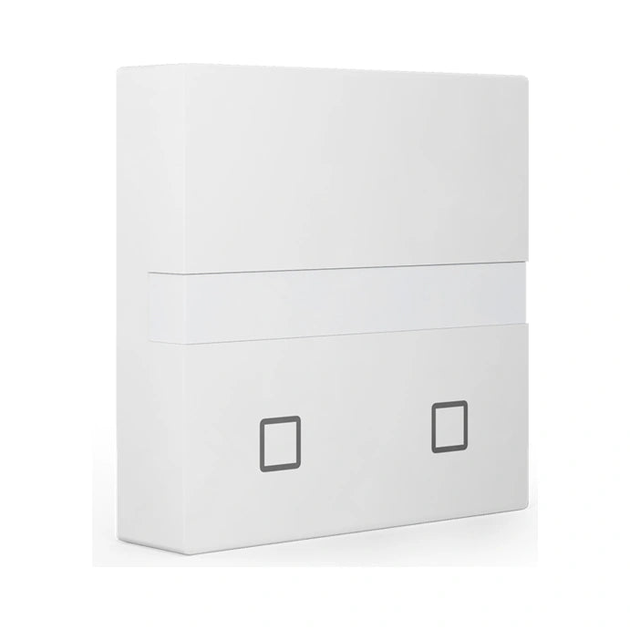MDT KNX 63 x 63 mm Bewegungsmelder mit Temp.sensor reinweiß glänzend UP