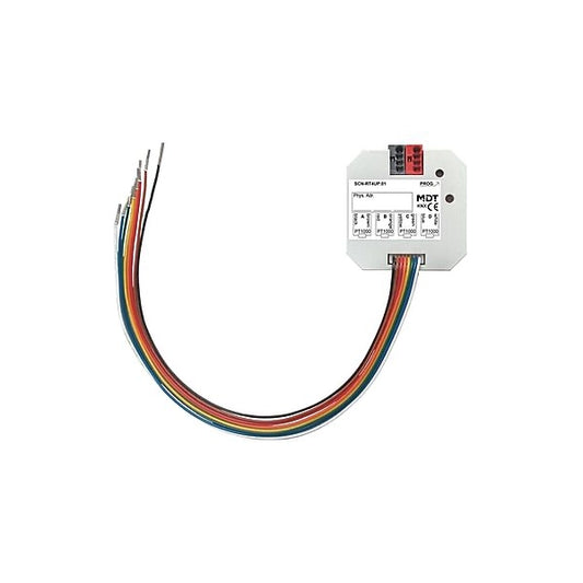 MDT KNX Temperaturregler/Sensor 4fach Up